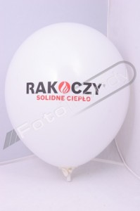 Balony z helem z logiem sponsorów